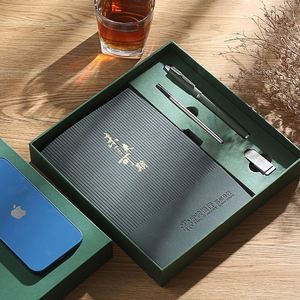Promotion Stock High Quality Luxury Leather Goatskin A5 <b>Notebook</b> Thick Stylish & Business Oriented <b>Diary</b> - Product Image 2