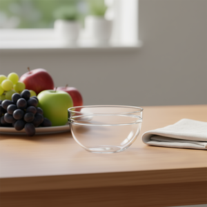 ENSALADERA de Vidrio de 17 cm de Calidad Premium, Diseño Minimalista para Servir y Exhibir Alimentos en Fiestas - Product Image 3