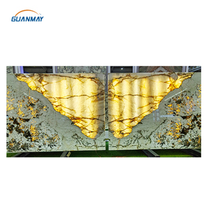 Brazil đá sang trọng Backlit patagoina onyx đá mờ Pandora pha lê trắng Onyx Đá Cẩm Thạch đá cẩm thạch quartzit Nhà cung cấp - Product Image 1