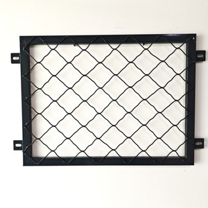 Mạ kẽm PVC tráng Chuỗi liên kết hàng rào/trellis & Gates 50*50mm 60*60mm lưới cho sân chơi Móc Hoa Net - Product Image 6