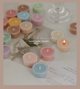 Romantic Heart Shaped <b>Tea</b> <b>Light</b> Candle Color Scented Candle Festival Birthday Atmosphere Decor Gift - Product Image 3