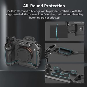 Jaula Completa para Cámara SmallRig para <span class=keywords><strong>Sony</strong></span> A7RV / <span class=keywords><strong>A7IV</strong></span> / A7R IV / A7SIII / Alpha 1 - 3667B - Product Image 4