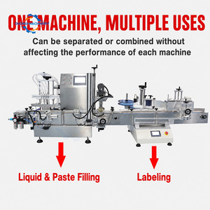 Línea de Producción Automática de Alta Capacidad para Enjuague, Tapado, Envasado, Llenado y Etiquetado de Botellas de Plástico para Agua Potable, Jugos y Bebidas - Product Image 3