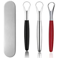 Utensilios Domésticos, Raspador de Lengua de Acero Inoxidable, Portátil, Personalizable con Etiqueta Privada, para Uso Doméstico, Combate el Mal Aliento
