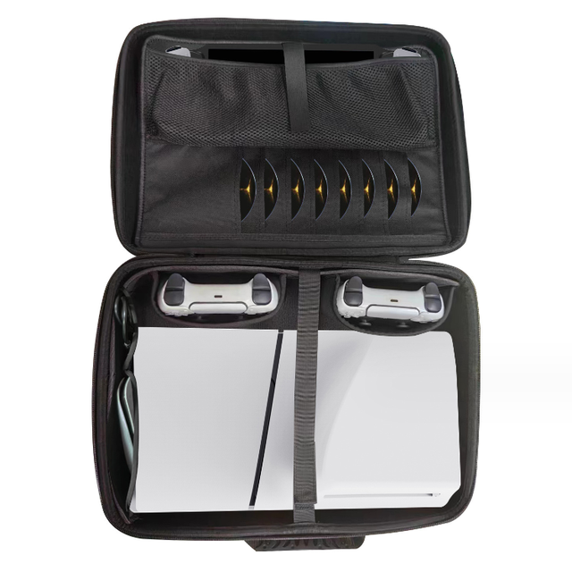 Travel Bag Console Case for PS5 Slim Accessories Carry Protection Storage Bag for Play Station 5 for PS5 Slim