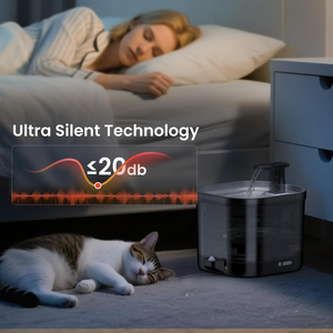 Fontaine à eau pour chat portable sans fil en acier inoxydable 304, distributeur d'eau automatique rechargeable de 3,2 L pour chats et chiens - Product Image 6