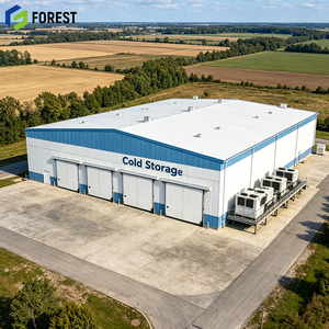 Refrigerated Warehouse Building Seismic Resistant Pu Sandwich Panel Professional Grade Agricultural <b>Plant</b> - Product Image 1