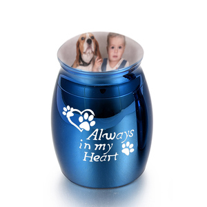 Cremazione urna ricordo gatti e cani può essere personalizzato foto urna cremazione souvenir-Sempre nel mio <span class=keywords><strong>cuore</strong></span> - Product Image 4