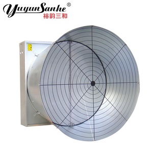 Equipo para Granjas Avícolas, Ventilador de Extracción de Doble Puerta Tipo Mariposa, Sistema de Refrigeración para Gallineros, Control de Temperatura - Product Image 1