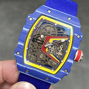 Nuevo Modelo 2026, Reloj Mecánico Automático de Lujo para Hombre, Esfera Hueca, Caja en Forma de Barril, Correa de Acero Inoxidable y Fibra de Carbono, Cristal de Zafiro - Product Image 1