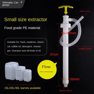 Карпентер Shimada PE насосная труба, полностью пластиковая ручная заправка подмасла для домашнего использования, ручной масляный водяной насос - Product Image 4
