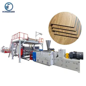 Linha de produção SPC Flooring alta velocidade SPC Flooring Making Machine SPC Flooring Extrusion Equipment preço de fábrica