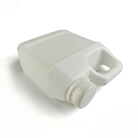 Bidon en plastique à large ouverture de qualité alimentaire avec couvercle hermétique pour liquides, poudres, pâtes
