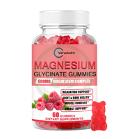 Complément alimentaire en gommes de glycinate de magnésium à marque privée OEM pour la relaxation, le confort musculaire, le soutien énergétique, la santé des articulations et des os