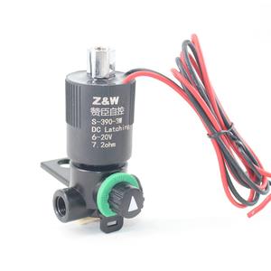 Válvula Solenoide Z W S 390 3W DC de Retención 6-20V 7.2ohm para Riego Agrícola con Conexión Roscada - Product Image 1