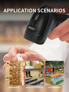 Lector de Códigos QR Inalámbrico HENEX HC-3208R, Escáner de Códigos de Barras para Supermercados, Escáner USB para Inventario y Almacenes - Product Image 3