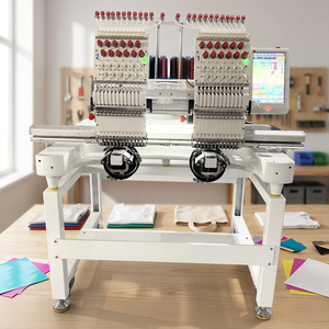 Máquina de bordado computarizada con pantalla táctil inteligente y importación de patrones por USB para trabajos de decoración de telas personalizadas para prendas de vestir - Product Image 1