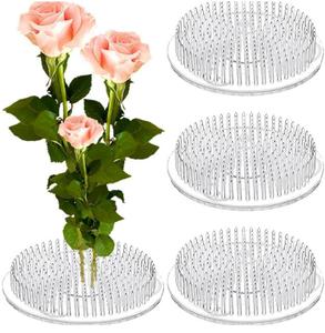 <span class=keywords><strong>Horticole</strong></span> Transparent épée montagne fleur arrangeur trois ventouse Clip Base en <span class=keywords><strong>plastique</strong></span> nouveauté et créative décoration de la maison - Product Image 1