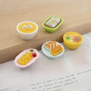 Série de jouets imitation petit-déjeuner : nouilles de riz et ramen, accessoires en résine faits main DIY, coiffes, pendentifs, ornements, épingles à cheveux - Product Image 1