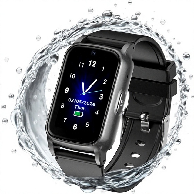 Fall Detection Smart Watch Seniors GPS Tracking SOS Alert HD Video Call Waterproof Fitness Tracker Dementia/Alzheimers 4G LTE