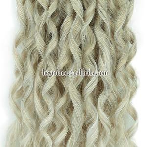 Jessca New Dài <span class=keywords><strong>Pixie</strong></span> Curl Crochet Phần Mở Rộng Tóc Đen Tổng Hợp Xoăn Bện Với Nhuộm Xử Lý Hóa Chất Cho Phụ Nữ - Product Image 5