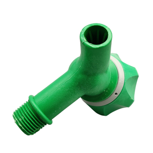 Robinet de cuisine moderne et léger en plastique vert, économiseur d'eau, prix d'usine - Product Image 4