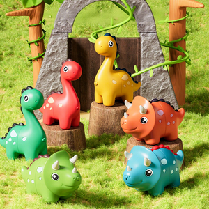 Popular Coche de Juguete Telescópico Deslizante de Dinosaurio de Dibujos Animados, Triceratops Transformable, para Juguetes Promocionales Infantiles - Product Image 1