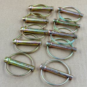 Goupille de verrouillage en acier zingué et alliage DIN11023 avec clip, goupille de verrouillage en acier au carbone, emballage en carton - Product Image 3