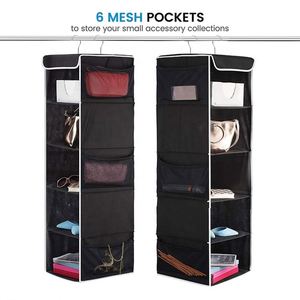 Organizador de Armario XL Ecológico, Estante Multicapa para Suéteres, Cubo de Almacenamiento Colgante para Ropa, Caja de Almacenamiento, Solución de Almacenamiento para Armarios - Product Image 3