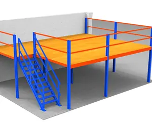 Lager Mezzanine Stahl boden Multi Layer Hoch leistungs metall zweite Plattform montiert Lagerung Racking Support Mezzanine