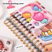 Cuaderno Espiral Expandible Personalizado al por Mayor, Imitación Piel, Venta Directa de Fábrica, Regalo Creativo para Estudiantes, Papelería 185*130mm
