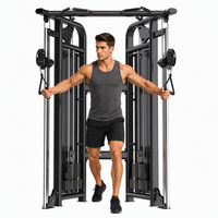 CX8022 Équipement de fitness commercial d'intérieur, machine à poulies double réglable pour l'entraînement des pectoraux, des bras, des jambes et des épaules, musculation