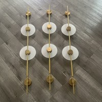 Lampe murale LED en fer de luxe post-moderne minimaliste, CRI 90, pour salon, bande lumineuse de fond de télévision
