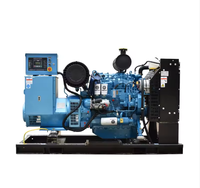 Groupe électrogène diesel industriel silencieux de type Prime Power 50KW/62.5KVA, triphasé, à faible consommation de carburant, refroidi par eau, 1800 tr/min