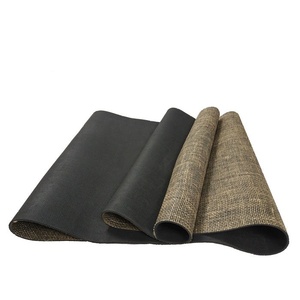 Tapete de Yoga y Pilates Ecológico de Yute y Caucho con Opción de Logotipo Personalizado, Grosor de 3-5 mm, Longitud de 183 cm - Product Image 4