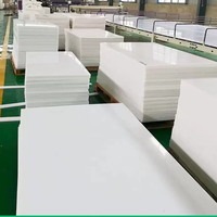 Panneau blanc de polycarbonate de forme diffuse laiteuse faite sur commande de feuille de polycarbonate de lumière du solide LED de 10mm