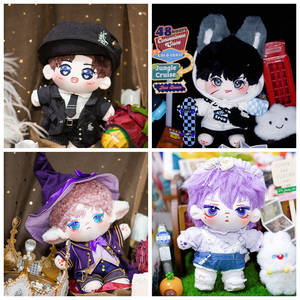 Bambola di <span class=keywords><strong>peluche</strong></span> personalizzata realizzata in fabbrica in stile Anime Kpop bambola idolo coreano e vestiti di cartoni animati in stile giapponese <span class=keywords><strong>peluche</strong></span> personalizzato - Product Image 6