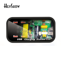 Uslion — Station de charge intelligente USB 20a à 10 Ports, Hub multiples, pour téléphone, tablette, PC, bureau