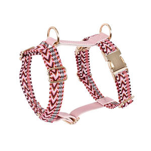 Imbracatura per Animali Domestici in Nylon alla Moda con Guinzaglio, Design Originale con Anello Imbottito per il Collo, Stile Solido - Product Image 6