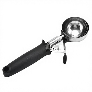 Cucchiaio per Gelato di Alta Qualità in Acciaio Inox con Meccanismo di Rilascio a Pressione per Gelato Fatto in Casa - Product Image 4