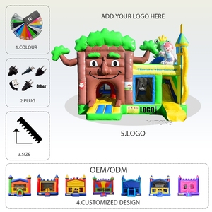 New Design Children Bouncy Castle <b>Inflatable</b> Bounce <b>House</b> Slide Combo PVC <b>Inflatable</b> Jumping Bouncy Castle with Slide for Kids - Product Image 5