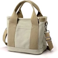 Sac fourre-tout de luxe pour femme, en toile recyclée unie, avec poches, réutilisable, pliable, couleurs personnalisables, pour la plage/les courses