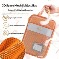 Sac de rangement pour documents de bureau grande capacité avec bande réfléchissante, idéal pour événements et conférences, modèle Space Mesh