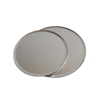 Plateau de cuisson à pizza rond en aluminium vendu en usine différentes tailles casserole en métal à large bord pour la cuisson des plats et des casseroles