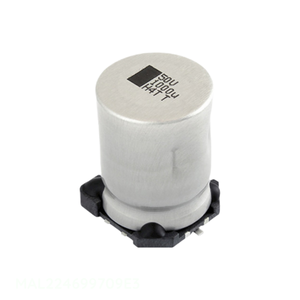 Distribuidor Autorizado de Condensadores de Superficie CAP ALUM 330UF 20% 80V SMD MAL224699709E3 330 uF - Product Image 1