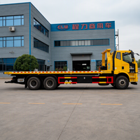 Camion de remorquage à plateau plat FAW 6x4 18 tonnes, camion de dépannage, véhicule de récupération Chine VI