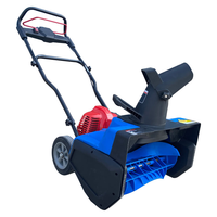 Déneigeuse à tarière avec brosse à rouleaux interchangeable et lame de déneigement, machine multifonctionnelle pour l'élimination de la neige