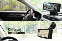 Navegador Gps portátil de 6,86 pulgadas para coche, grabador Dvr con doble lente, 4g, Android, Dashcam, aplicación Gps, PC, sistema de Monitor en tiempo Real