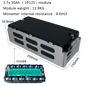 Batería de Litio NMC Prismática 50V 12S1P 50Ah para Vehículos Eléctricos y Módulos de Energía Solar (Li-ion) - Product Image 3