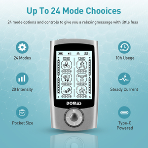 CE personalizado recargable portátil 24 modos estimulador muscular de doble canal masajeador de pulso alivio del dolor máquina <span class=keywords><strong>Tens</strong></span> <span class=keywords><strong>Ems</strong></span> - Product Image 2